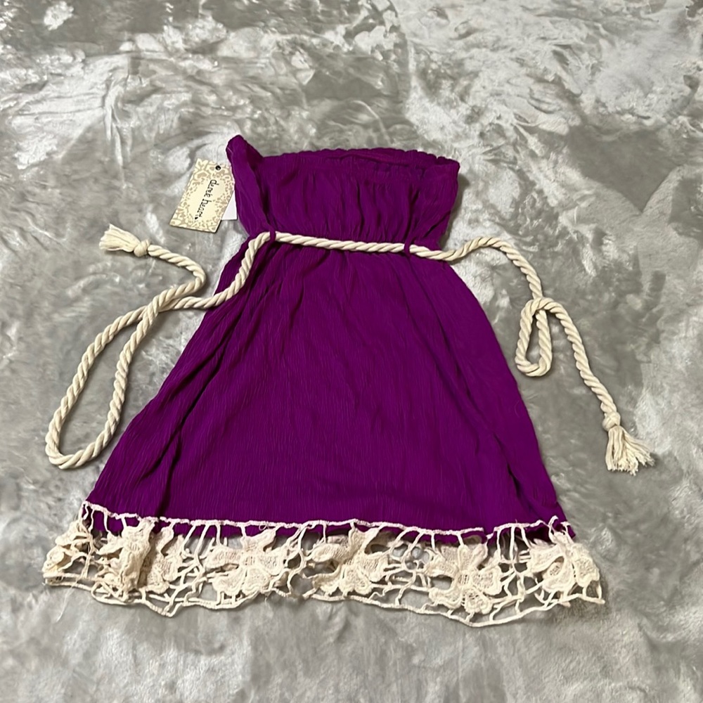 Derek Heart Strapless Top